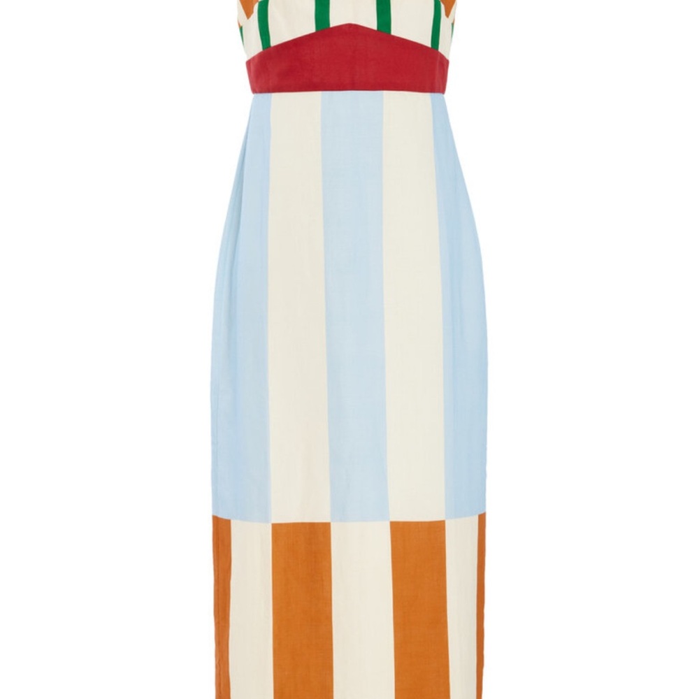 Vibrant Striped Maxi Dress